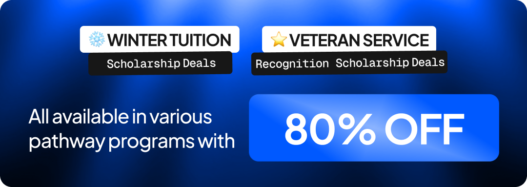 Winter & Veteran Scholarship Banner